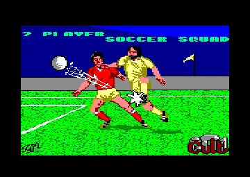 2 Player Soccer Squad (UK) (1990) screen shot title